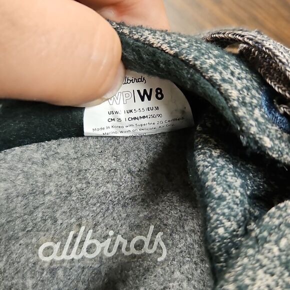 Allbirds Women's Wool Pipers Size 8 - Picture 6 of 7
